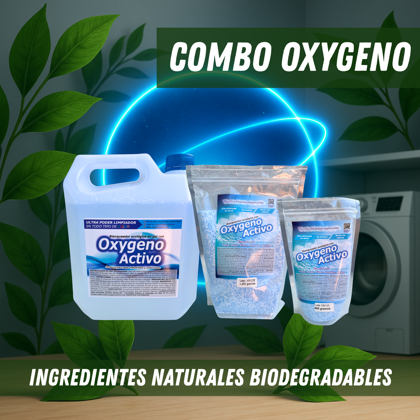 Combo oxygeno ¡EXTRA GRANDE!