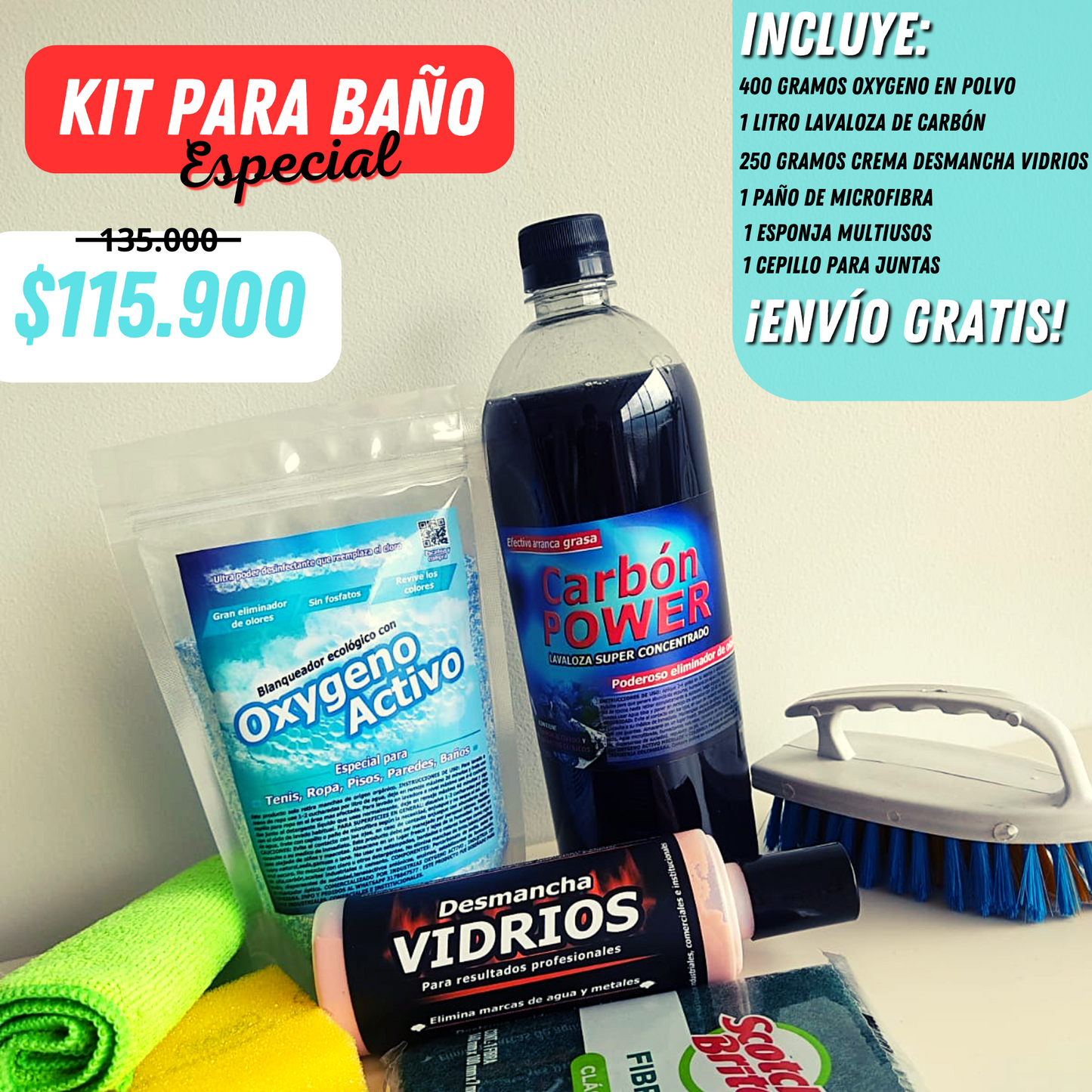 Kit ESPECIAL para baño