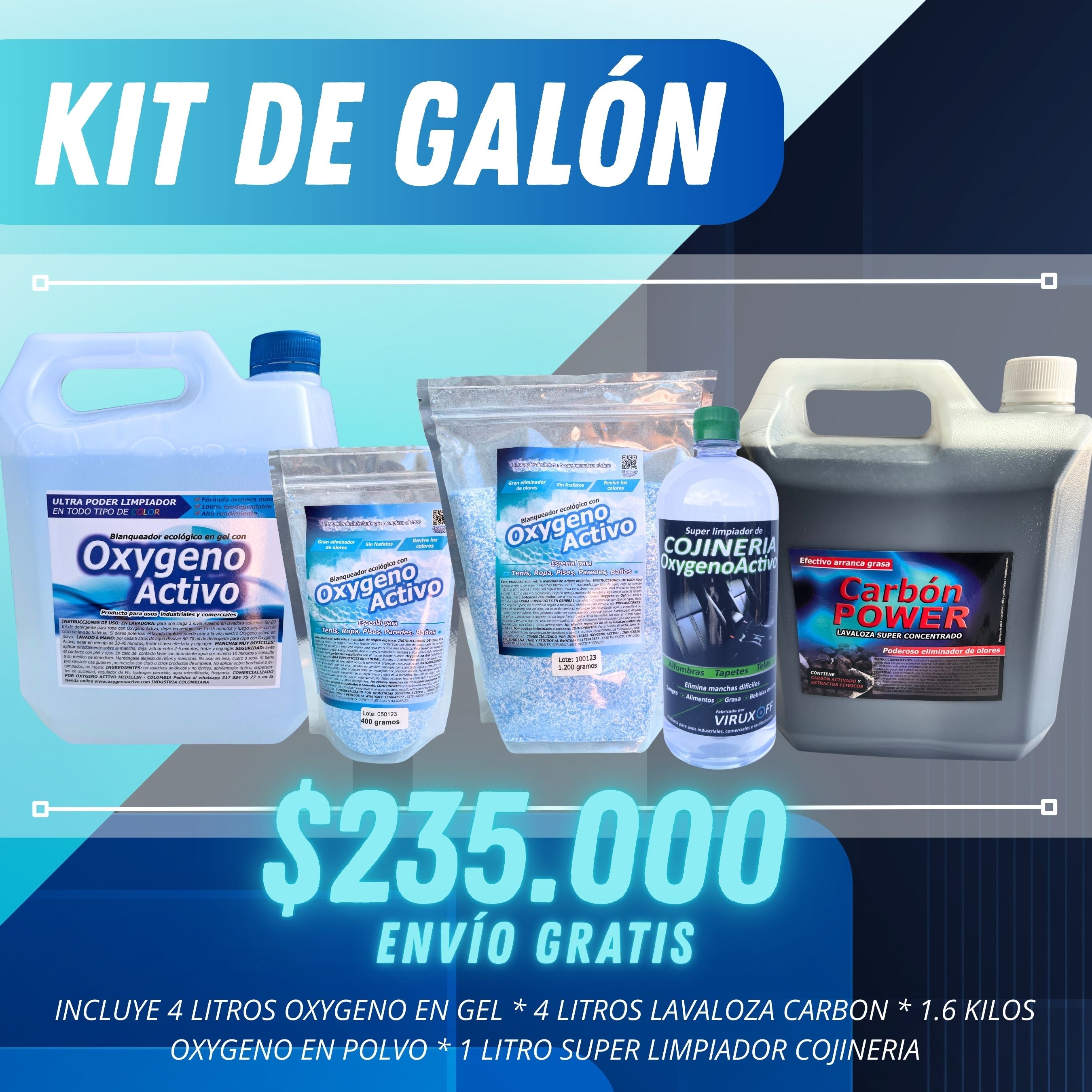 KIT DE LOCURA X GALON